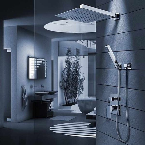 Верхний душ Rea Ultra Slim 200x200 мм REA-P0091 (хром) 370700 фото