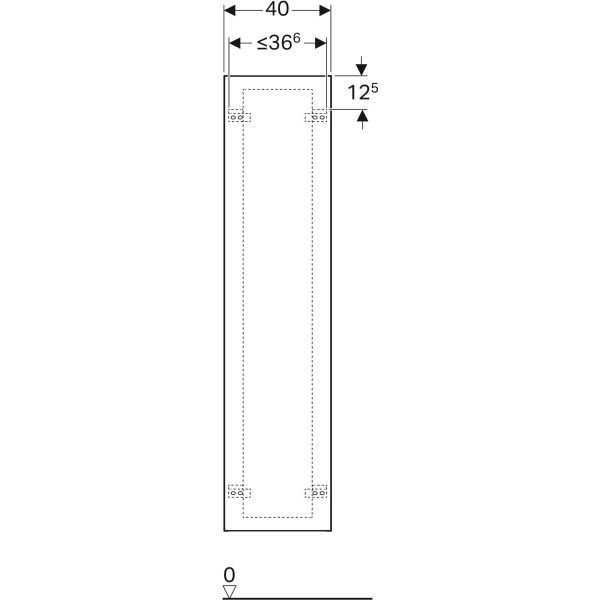 Пенал для ванной Geberit Xeno&sup2; 500.503.43.1 серый дуб 278026 фото