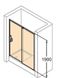 Душевая дверь Huppe X1 140 (140404.069.321) матовый профиль/стекло прозрачное 118243 фото 2