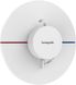 Центральный термостат для душа Hansgrohe ShowerSelect Comfort S 15559700 скрытого монтажа (белый матовый) 694194 фото 1