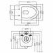 Унитаз подвесной Jaquar Vignette VGS-WHT-81951 с сиденьем soft close 273405 фото 2