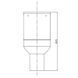Унітаз-компакт Ravak Concept Classic Combi RimOff RKUM100007 з сидінням Slim slow-closing 999407 фото 3