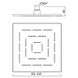 Верхній душ Jaquar Maze OHS-CHR-1629 240мм (хром) 273455 фото 2