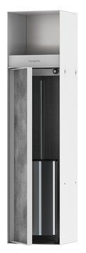 Набор аксессуаров для ванной Hansgrohe XtraStoris Rock 56062700 (белый матовый) 683797 фото