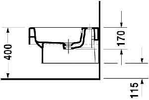 Биде подвесное Duravit Vero 2239150000 5315 фото