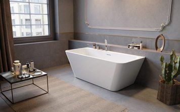 Ванна акрилова Radaway Gloria 170x75 (WA1-54-170x075U) + сифон 536815 фото