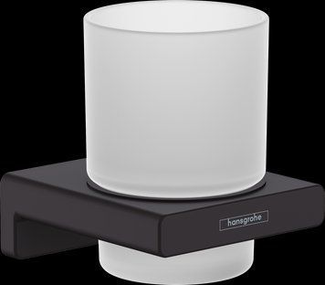 Стакан для ванной Hansgrohe AddStoris 41749670 (чёрный матовый) 428246 фото