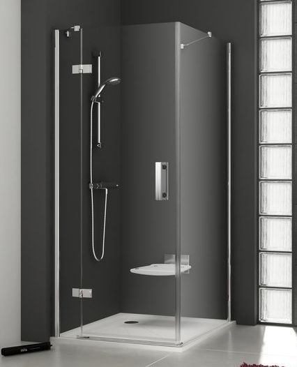 Душевая дверь Ravak SmartLine SMSD2-120 B-L (0SLGBA00Z1) хромированный профиль/стекло Transparent (левая) 151760 фото