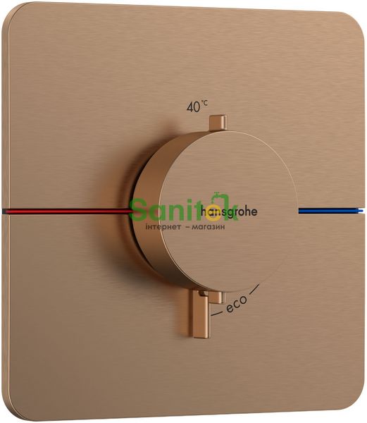Центральный термостат для душа Hansgrohe ShowerSelect Comfort Q 15588140 скрытого монтажа (бронза) 694251 фото