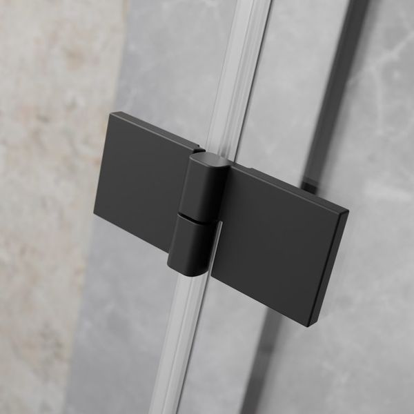 Душевая кабина Radaway Essenza New Black KDJ 80x75 L (1385043-54-01L/1384049-01-01) чёрный профиль/стекло прозрачное левая 1007573 фото