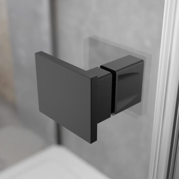 Душевая кабина Radaway Essenza New Black KDJ 80x75 L (1385043-54-01L/1384049-01-01) чёрный профиль/стекло прозрачное левая 1007573 фото