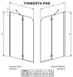 Шторка для ванны Radaway Torrenta PND 121 L (201203-105NL) профиль хром/стекло графит 209590 фото 2