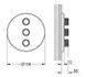 Перемикаючий вентиль Grohe Grohtherm SmartControl 29152LS0 на 3 споживача (білий місяць) 214589 фото 2