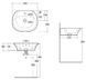 Умывальник RAK Ceramics Sensation 55x46 см SENWB5501AWHA 311507 фото 2