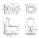 Унитаз-компакт Qtap Tern Rimless (QT17222093ARW) с сиденьем Soft-close 389099 фото 2