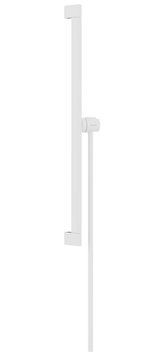 Душевая штанга Hansgrohe Unica E Puro 24404700 650 мм с шлангом 160 см (белый матовый) 694350 фото