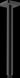 Держатель верхнего душа Hansgrohe Vernis Shape 26407670 потолочный 300 мм (чёрный матовый) 490904 фото 1