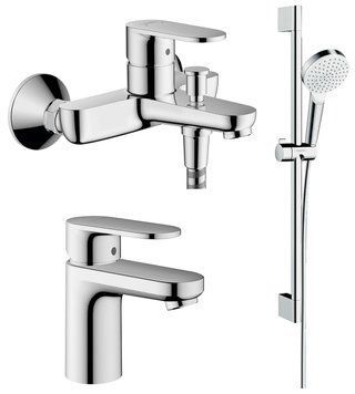 Набор смесителей для ванной комнаты Hansgrohe Vernis Blend 70 71550111 (71440000+71550000+26533400) 516090 фото