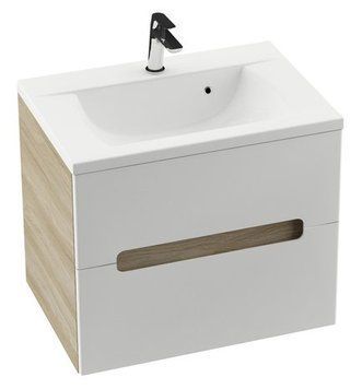 Тумба з умивальником Ravak Classic II SD 600 (X000000904+XJD01160000) латте/білий 280518 фото