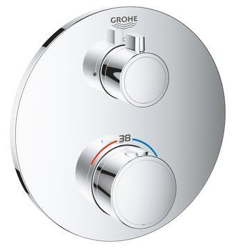 Змішувач для душу Grohe Grohtherm 24075000 прихованого монтажу з термостатом (хром) 277306 фото