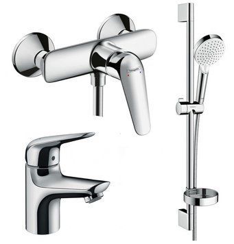 Набор смесителей для душа Hansgrohe Novus 70 20180005 (71060000+71020000+26553400) 273811 фото