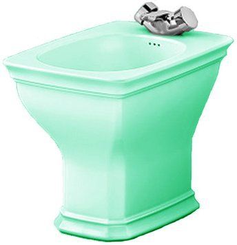 Биде напольное ArtCeram Civitas CIB002 35;00 verde acquerello 221877 фото