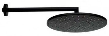 Верхній душ Bossini Cosmo H70596I00073009 &Oslash;280 мм із тримачем (чорний матовий) 426996 фото