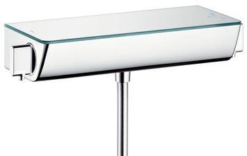 Смеситель для душа Hansgrohe Ecostat Select 13161000 с термостатом (хром) 91539 фото
