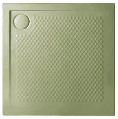 Душовий піддон ArtCeram Texture 90x90 (PDQ008 26;00) verde matt 221797 фото