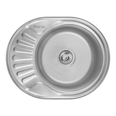 Кухонна мийка Imperial 6044 (0,6мм) Satin 160 mm 237917 фото