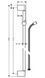 Душевая штанга Hansgrohe Unica Crometta 27609000 (90см) хром 91532 фото 2