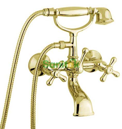 Змішувач для ванни Emmevi Deco Classic OR12011 низький з/акс (золото) 61961 фото