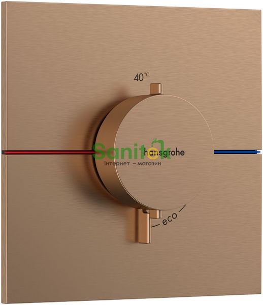 Центральный термостат для душа Hansgrohe ShowerSelect Comfort E 15574140 скрытого монтажа (бронза) 694216 фото