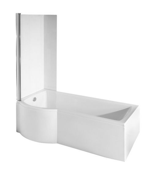 Ванна акриловая Besco Inspiro 160x70 (WAI-160-NLE) без ножек, левая 371395 фото