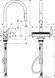 Змішувач для кухні Hansgrohe Aquno Select M81 170 73837000 з душем 3jet (хром) 304788 фото 4