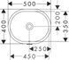 Умивальник Hansgrohe Xuniva U 45x35 см 60153450 971988 фото 2