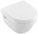 Унитаз подвесной Villeroy&Boch Architectura DirectFlush 4687HR01 с сиденьем Soft Closing 158019 фото 1