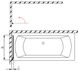 Шторка для ванны Radaway Carena PNJ 70/L (202101-101L) профиль хром/стекло прозрачное 209597 фото 3