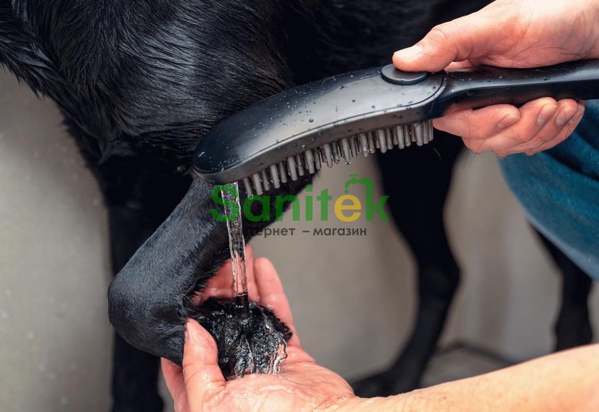 Душевая лейка Hansgrohe DogShower 150 3jet 26640670 (3 режима) чёрный матовый 491579 фото