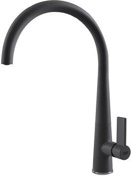 Смеситель для кухни Elleci Athena Vitrotek (black 86) 164940 фото