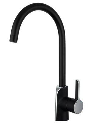 Змішувач для кухні Gappo G4003-6 (чорний/хром) 927217 фото