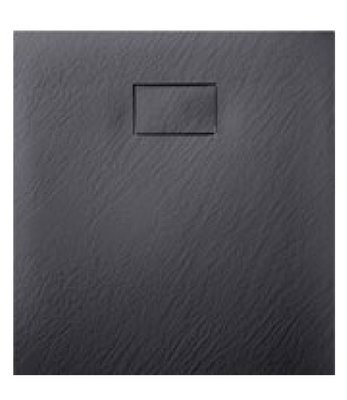 Душовий піддон Asignatura Tinto 90x90 (49837002) чорний матовий 390234 фото
