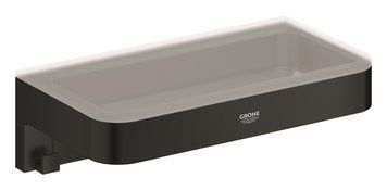 Полка для ванной Grohe QuickFix Start Cube 411072430 (черный матовый) 848034 фото