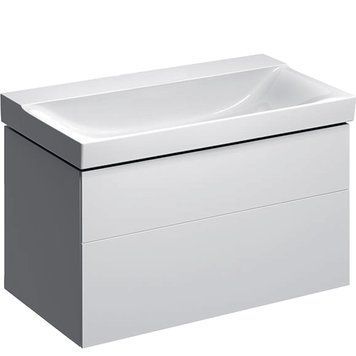 Тумба з умивальником Geberit Xeno&sup2; 90 см (500.509.01.1/500.532.01.1) білий 531578 фото