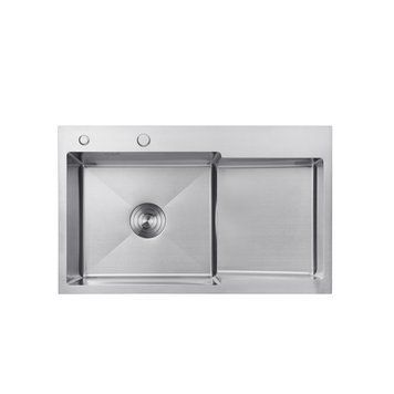 Кухонна мийка Kroner KRP Geb&uuml;rstet &ndash; 7848LHM 698419 фото
