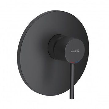 Смеситель для душа Kludi Bozz 386553976 скрытого монтажа (чёрный матовый) 380814 фото
