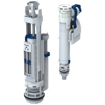 Механизм смыва и наполнения для бачка Geberit Type 290-360 273.645.21.2 (хром) 162892 фото