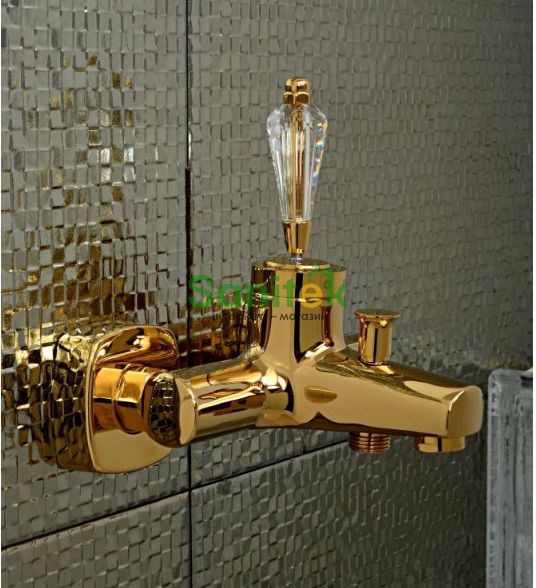 Змішувач для ванни Venezia Diamonod Gold 5010201 (золото) 134310 фото