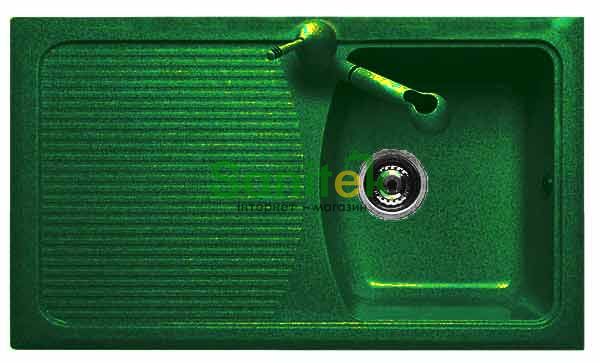 Гранітна мийка Telma Domino DO08610 Granite (36 green) 147625 фото