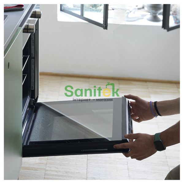 Духовой шкаф электрический Franke Smart FSM 86 H XS (116.0605.990) чёрное стекло/нержавеющая сталь 425291 фото